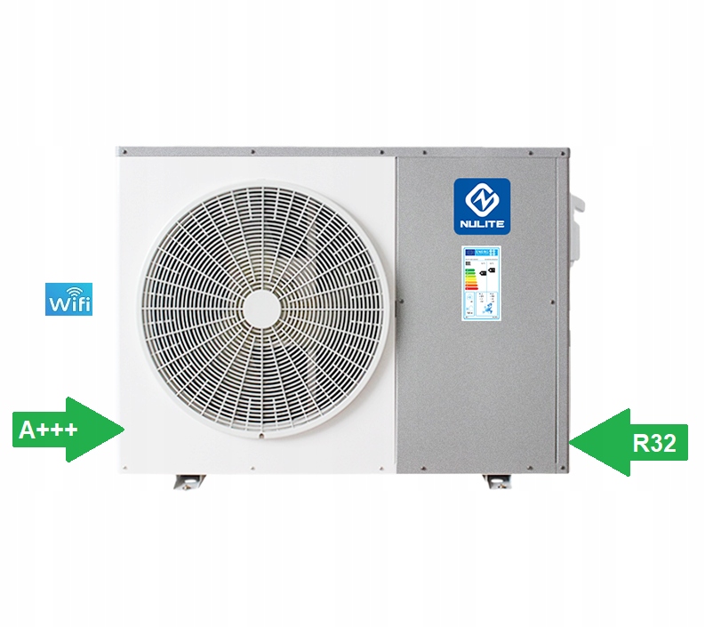 TEPELNÉ ČERPADLO A+++ 10 kW WI-FI R32 NULITE NOVÁ ENERG.